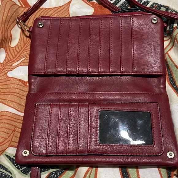 PIPER shoulder purse / wallet MYERS brand - leather - Picture 2 of 4